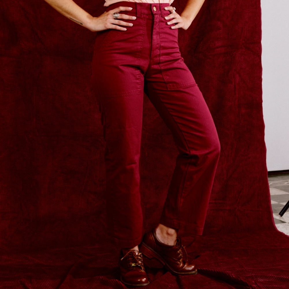 big bud press cranberry pants